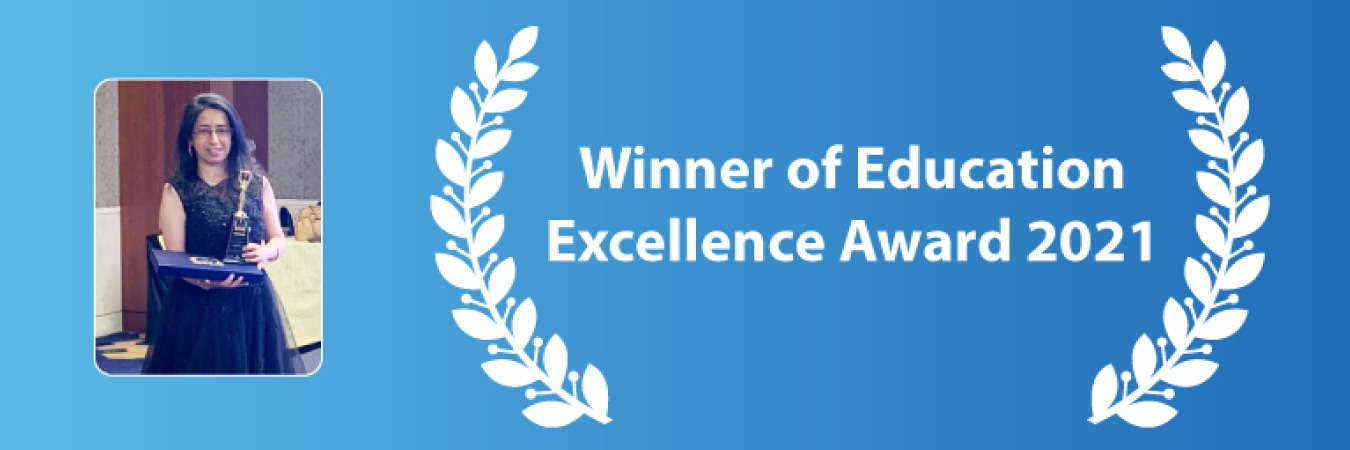 Winner of Education Excellence Award 2021, Leena Satpute