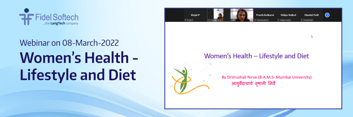 Webinar on “Women's Health- Lifestyle and diet”